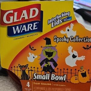 GladWare Spooky Collection Four Small Bowls
